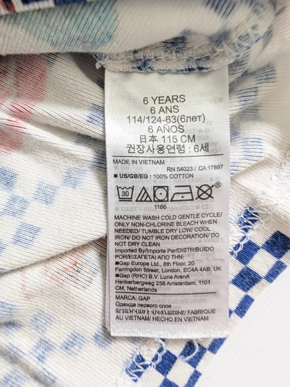 GAP Kids Pixar Cars Checkered Print Pajama Set - Picture 4 of 6